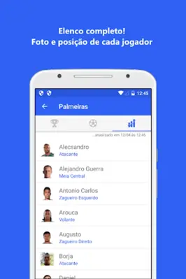 Brasileirão série A e série B android App screenshot 1