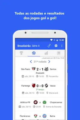 Brasileirão série A e série B android App screenshot 7