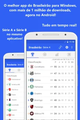 Brasileirão série A e série B android App screenshot 8